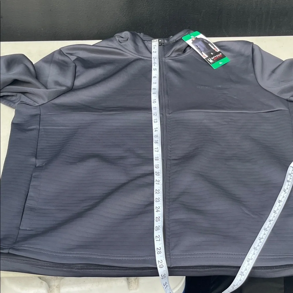 Spyder Active Charcoal Hoodie mens XL NWT